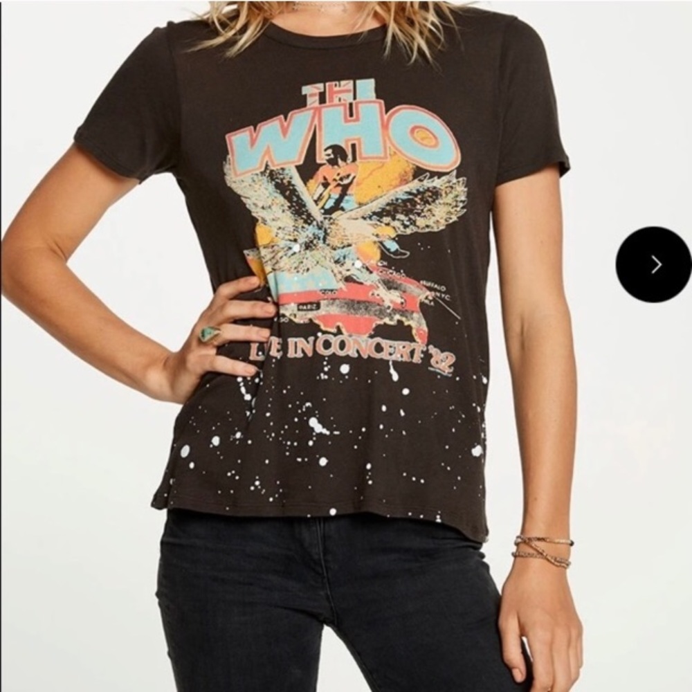 CHASER The Who soft Concert Graphic Band Tee Small - Picture 3 of 5